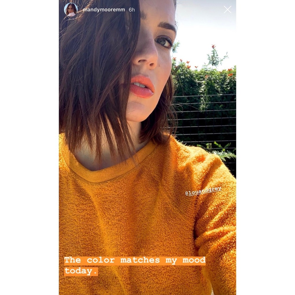 Mandy Moore Lou & Grey marigold sweatshirt
